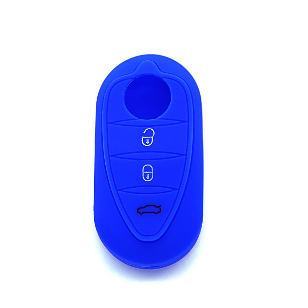 Silicone Key Cover Holder For Alfa Romeo Giulietta Myth Junior 4C Romeo Mito Myth 159 Gto Gta Car Remote Control Car Accessories