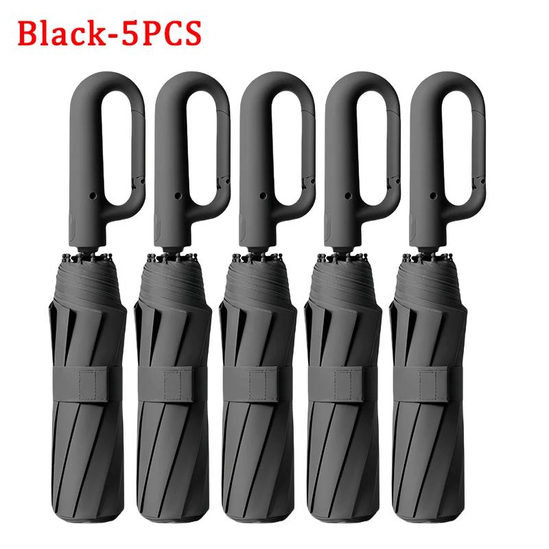 1/3/5 шт. полностью автоматический зонт с пряжкой-кольцом — фото 17