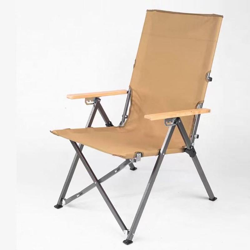 Sea Dog Portable Folding Recliner Chair: High Load Capacity, Outdoor/Beach Adjustable Recliner