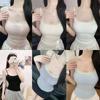 Bow Lace Spaghetti Strap Camisole Women Padded Backless Crop Tank Top