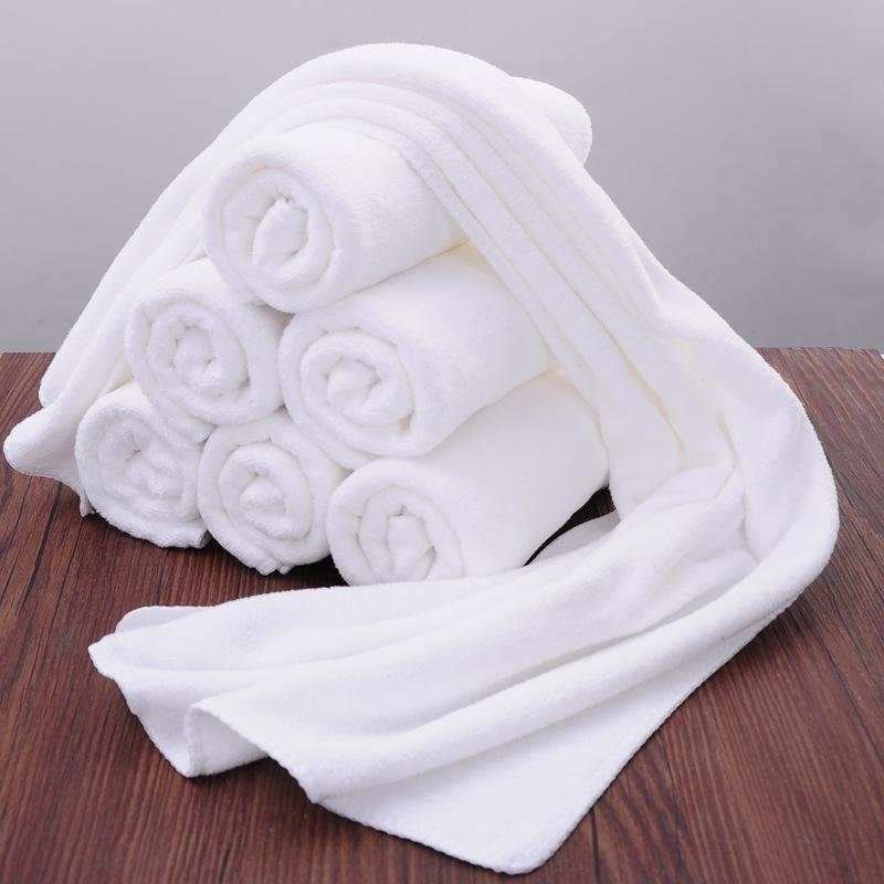 White Disposable Towels for Bath, Kitchen Rags, and Face Wiping – Thick and Absorbent for Hotels and Guesthouses