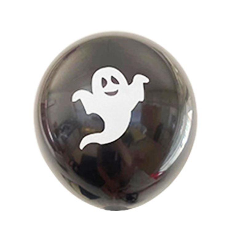 12inch Halloween Ghost Theme Party Decoration Set Skull Tombstone Latex Balloon Ghost Day April Fool's Day Surprise Party