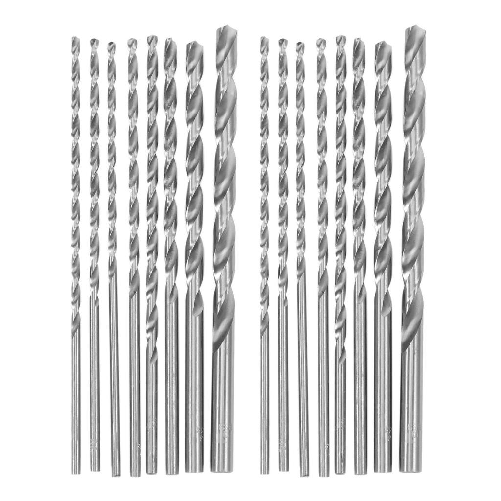 A84X-16X 4-10Mm Extra Long 200Mm HSS Twist Drill Straigth Shank Auger Drilling Bit Tool
