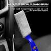 Car Air Conditioning Air Outlet Cleaning Dust Removal Soft Brush Cleaning Tool For Porsche Boxster Cayenne Panamera Macan Cayman 911 918 996 917 991