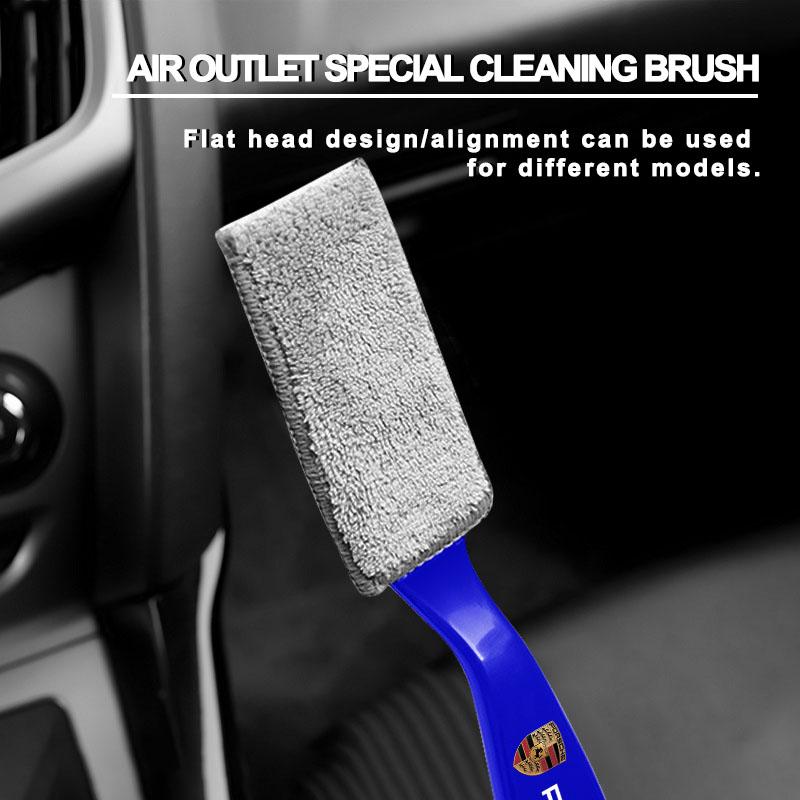 Car Air Conditioning Air Outlet Cleaning Dust Removal Soft Brush Cleaning Tool For Porsche Boxster Cayenne Panamera Macan Cayman 911 918 996 917 991