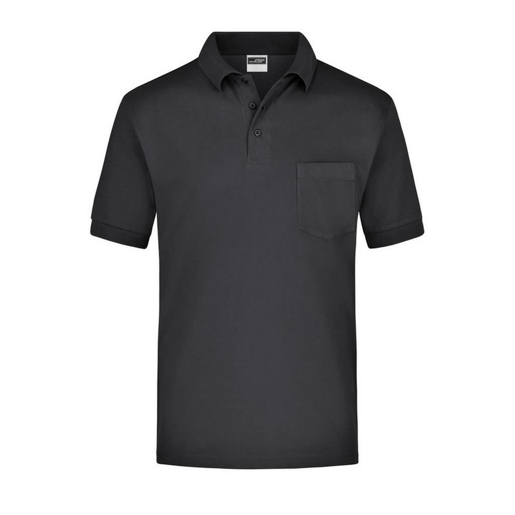 James and Nicholson Mens Pique Pocket Polo Shirt