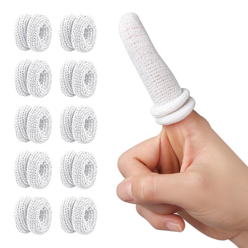 Breathable Tubular Finger Protector with Soft Rebound & Supportive Bandage for Sports