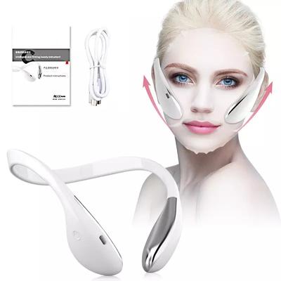 Dispositivo de estiramiento facial EMS, reductor de papada, adelgazante facial, dispositivos de terapia con microcorriente LED, masajeador de cuello, elevación de línea en V
