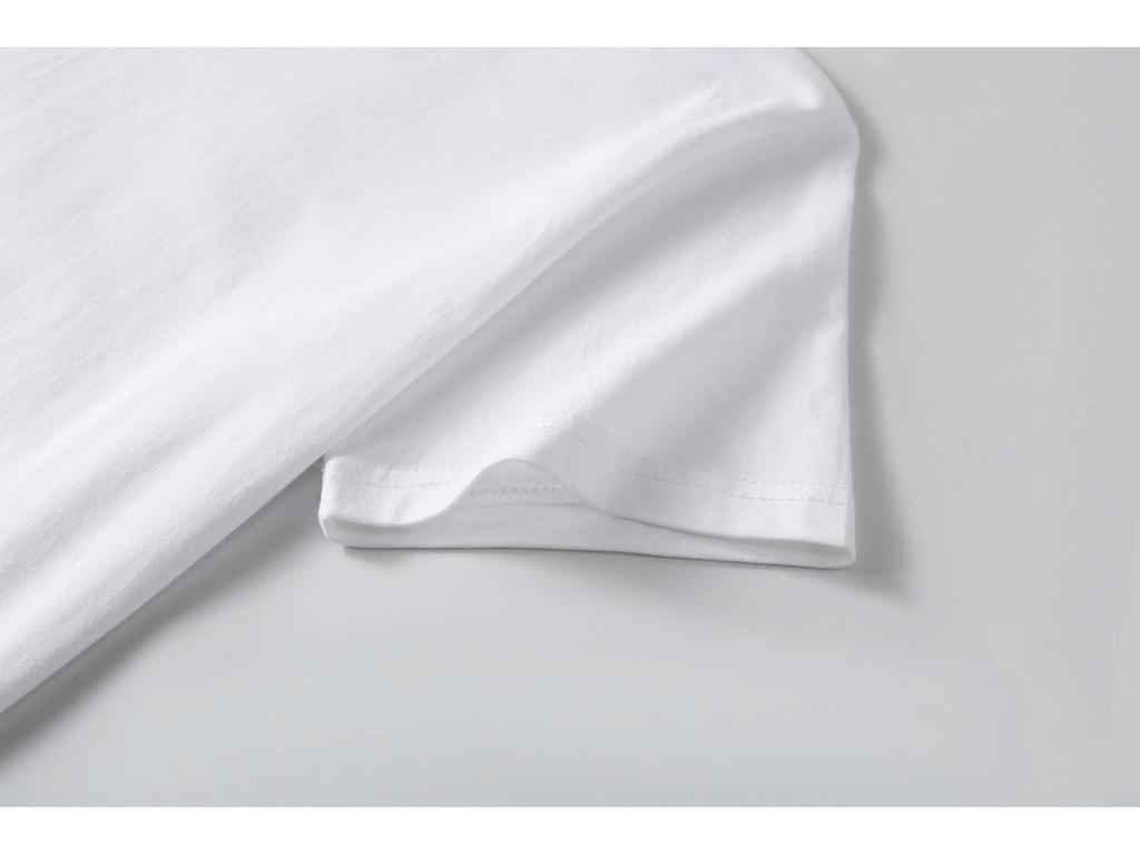 Men's Plus Size Korean Style Crew Neck Short Sleeve T-Shirt