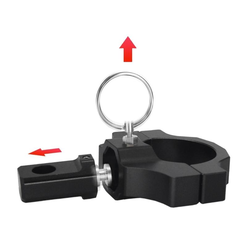 Heavy Duty UTV Flag Whip Light Mounts for 1.75" to 2" Roll Fast Release Adjustable Light Whip Mounting Bracket