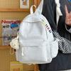 Schoolbag New Alphabet Korean Version Versatile Casual Simple Backpack Niche Design Backpack Student School Bag 1011 Spring Summer