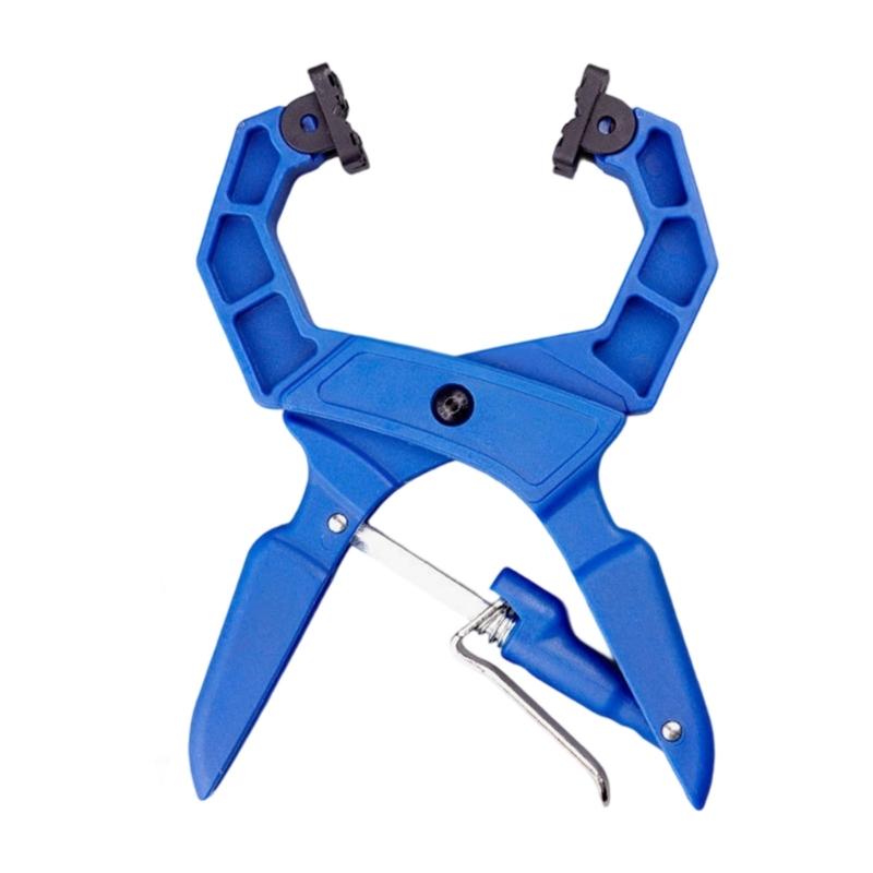 Long Lasting Fast Release Clamp for Woodworking and Metalworking with Reinforced Nylon Fiber Build and 180 Degree Adjustable Angle