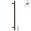 Furniture Handles 5 pcs. Bronze coloured 224 mm Stainless Steel