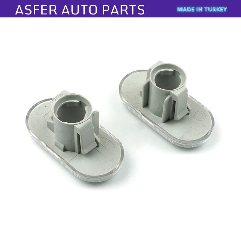 2X Side Signal Light White For Renault Kangoo Master Megane Scenic Trafic Twingo Clio Logan OEM 8200194580