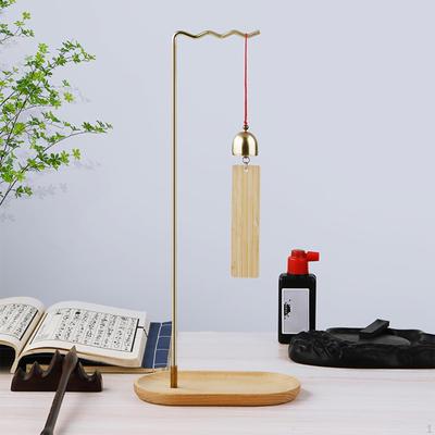 Brush Stand ,Brush Hanging Rack, Indoor Wooden Chinese Gifts ,Decoration, Desk Decor with Base Pen