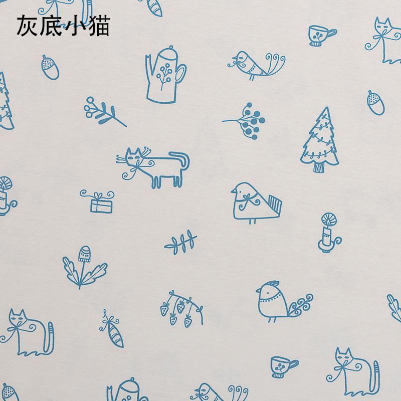 Printed Cartoon Cotton Knitted Fabric by Half Meter Cotton Jersey Fabric for Baby Clothing Making 100x185cm Other Fabric Plain