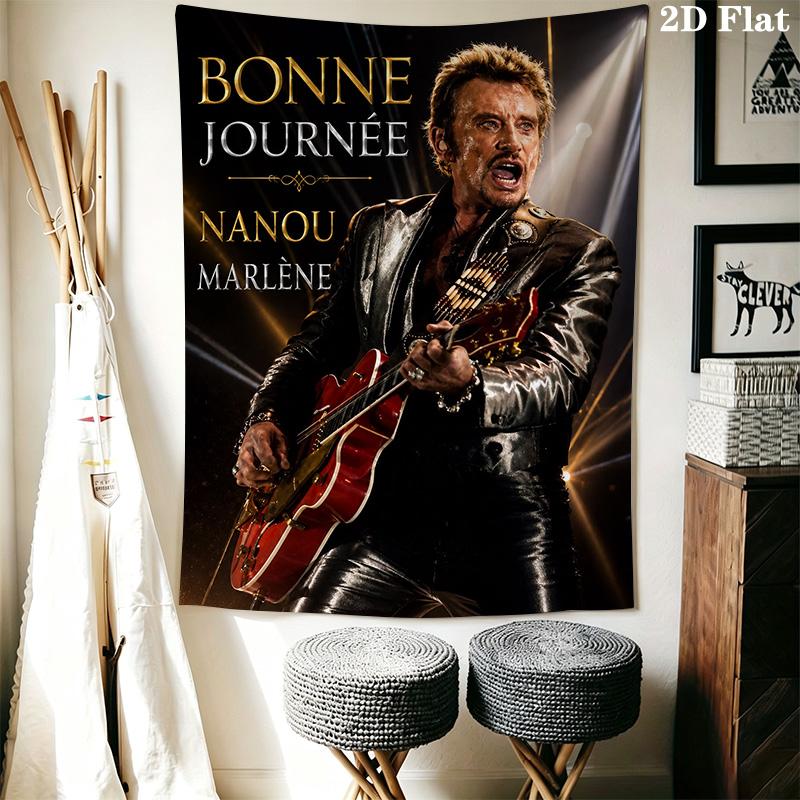 Live Aid Legendary Concert Collage Tapestry Background Cloth Fashion Print Home Decor Wall Covering Decoration Wall Decoration