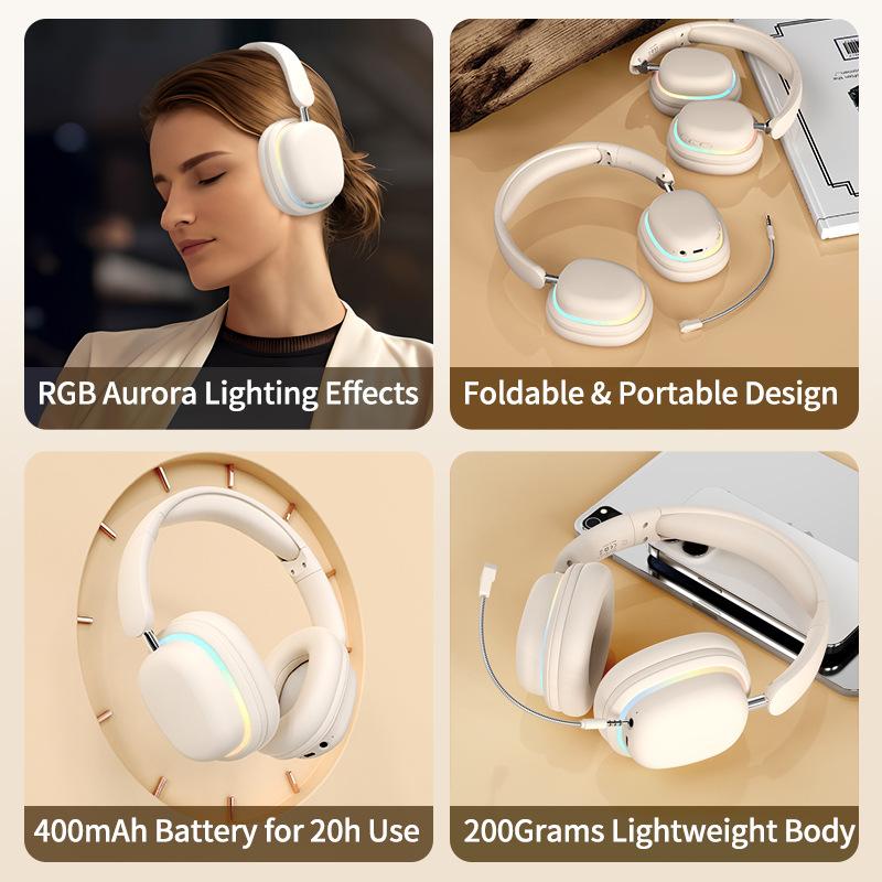 Fashion Headset Bluetooth Headset Game Gaming Stereo Headset New Headset