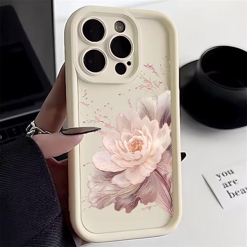 Hülle für Xiaomi Redmi Note 14 13 12 Pro Plus 5G 12S 11S 11 10S Schöne Blume Silikon Handyhülle für Redmi 14C 13C 12C Hülle