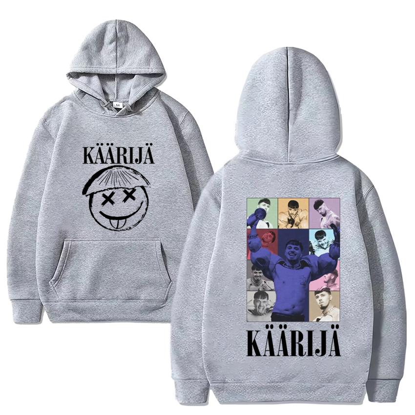 Käärijä Sänger The Eras Tour Doppelseitiger Druck Hoodie Unisex Lässig Fleece Langarm Streetwear Männer Frauen Vintage Sweatshirt