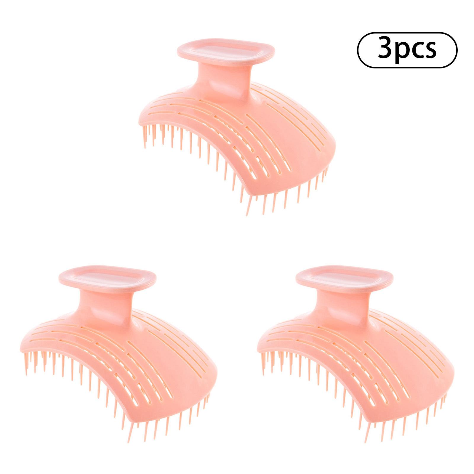 

3 шт. Щетка для кожи головы с мягкой щетиной для бережного распутывания волос и ухода за кожей головы во время душа, ванны и домашнего мытья волос One Size