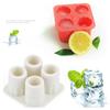 4 Cup Shape Silicone Ice Cube Mold Shot Glass IceMould Ice Cube Tray Summer Bar Party Beer Ice Cocktail Cold Drinking Tools