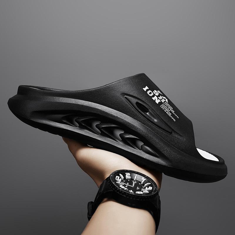 

Разноцветные дышащие сандалии — универсальный стиль для пляжа и офиса | Европейский минималистский дизайн | Летний комфорт при свете и тумане 45-46 чёрный