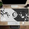 Yin Yang Fish Koi Multisize Mouse Pad Japanese Style Gamer Xxl Office Keyboard Mousemat Black White Carpets Mousepad For Laptop