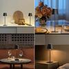 Lâmpada de Mesa Minimalista Recarregável por USB Lâmpadas Sem Fio de Toque para Ambiente Lâmpada de Mesa LED Quarto