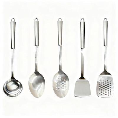 ZISIZ Edelstahl 5-teiliges Küchenhelfer-Set