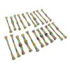 21pcs Cat Spring Toy Nylon Colorful Interactive Scratch and Bite Resistant Pet Coil Tube Toy for Kitten