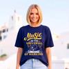 Music T-Shirt Music Tee Rock Band Tee Music Slogan Tee Gift for Boy Teen Girls Mom Dad Grandma Grandpa Family Sister Brother Crew Team Party