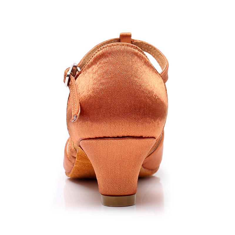 Scarpe da allenamento per danza da ragazza con tacco basso Scarpe da ballo latino per donna da donna