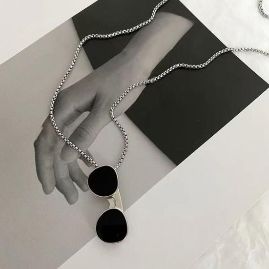 Sweater Necklace Hip Hop Minimalist Casual Hypoallergenic Alloy Gift Jewelry Accessories Men Women Sunglasses