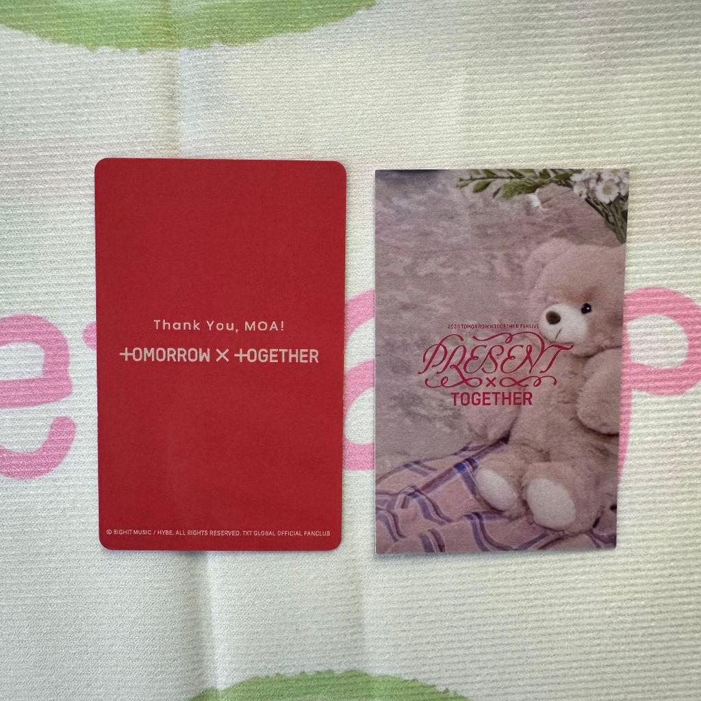 [USED] TXT FC MOA ZONE Fan Meeting Trading Cards Hueningkai 2 pieces