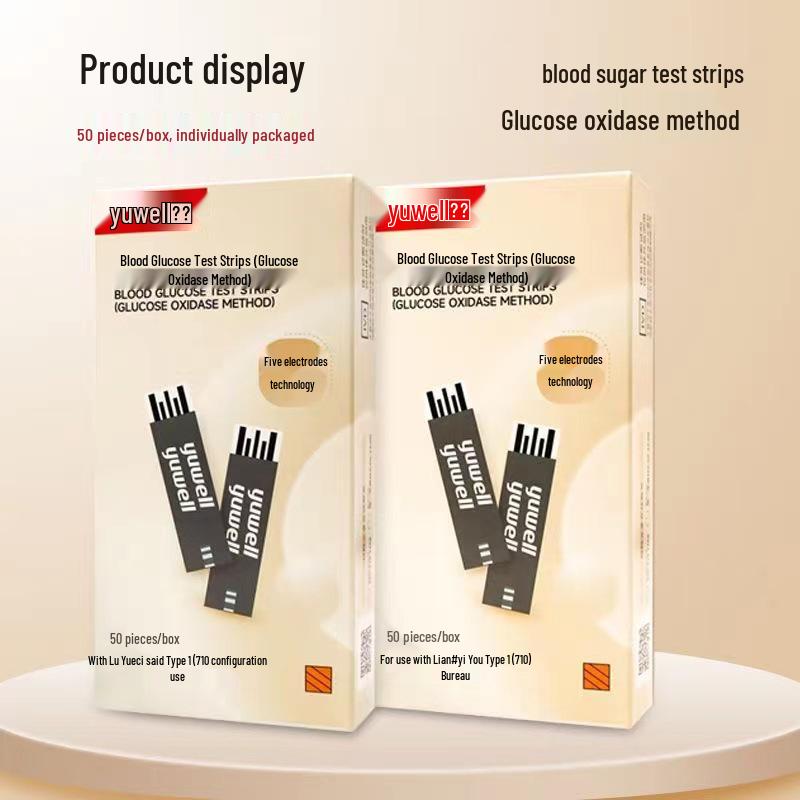 Yuyue 710 High-Precision Blood Glucose Test Strips and Meter