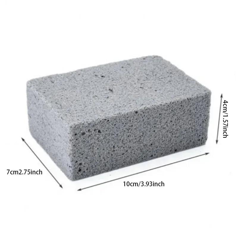 1pc Outdoor BBQ Grill Cleaning Brush Brick Block Barbecue Cleaning Stone Barbecue Rack High Temperature Resistant Cleaning Brick