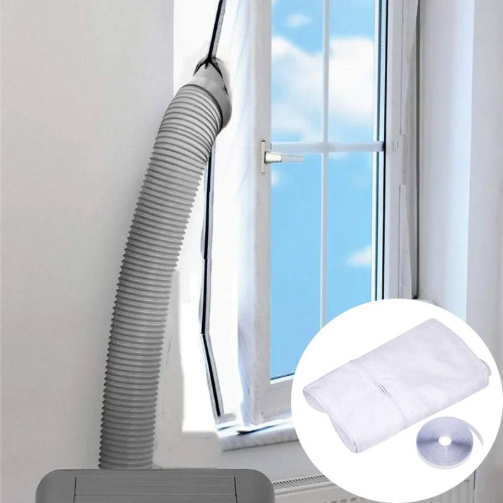 Flexible Cloth Window Seal With Zip Flexible Cloth Sealing Plate AC Window Seal Tumbler Dryer