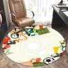 Chair Mat: Colorful Soccer Ball Design Office Carpet Chair Mats for Home Decor, Office Use, Living Room, Bedroom, Gift Idea1118020a