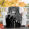 1pc Linkin Park1 Theme Blanket - Digital Print, Polyester, Cozy for All Seasons, Perfect for Outdoor, Camping, and Travel