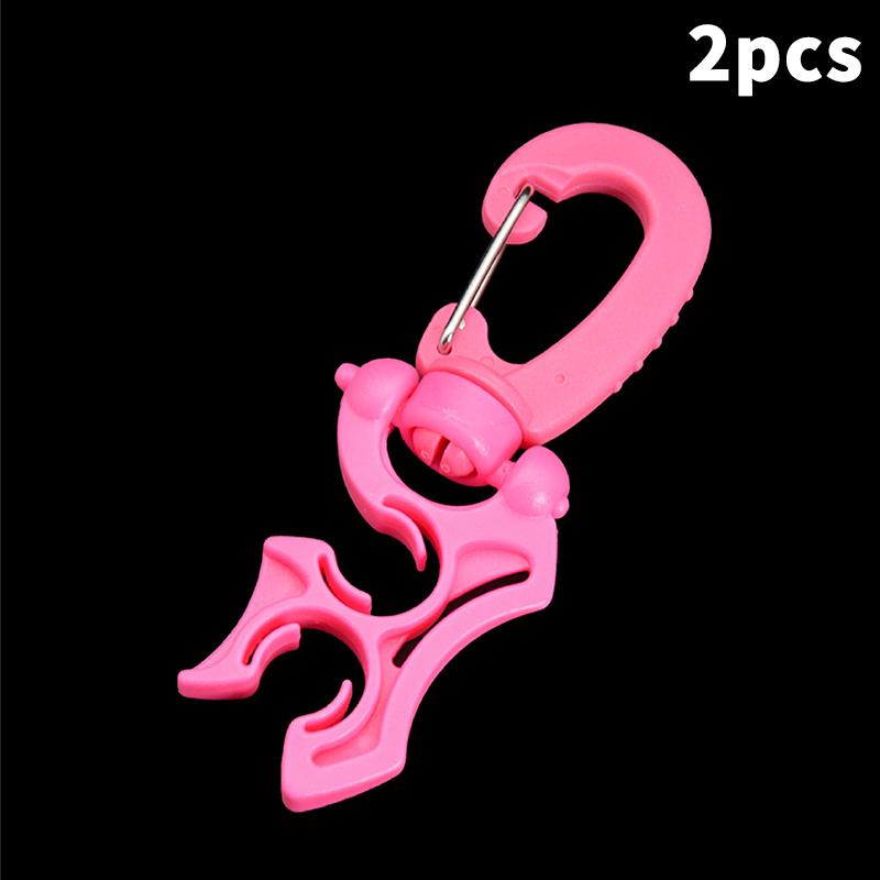  BCD Hose Retainer Clip for Double Hoses Secure Attachment Clip Lightweight Strong for Snorkeling and Diving