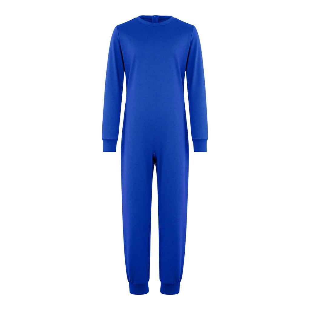 Ropa Adaptativa Especial para Niños y Niñas Unisex Conjunto de 3 Piezas Mono de Algodón Manga Larga Cremallera Trasera Invisible