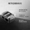 Plastic Double-Hole Pencil Sharpener For Eyeliner Eyebrow Pencil Student Girls Precision Lipstick Cosmetic Pencil Sharpener Tool