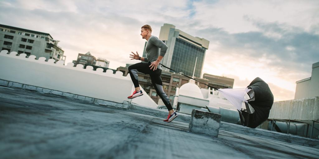 Football training set ladder trainer cones parachute set