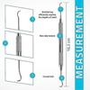 Double-Ended Tartar Removal Tool by 2X Professional - Pack of 2 for Efficient Dental Cleaning