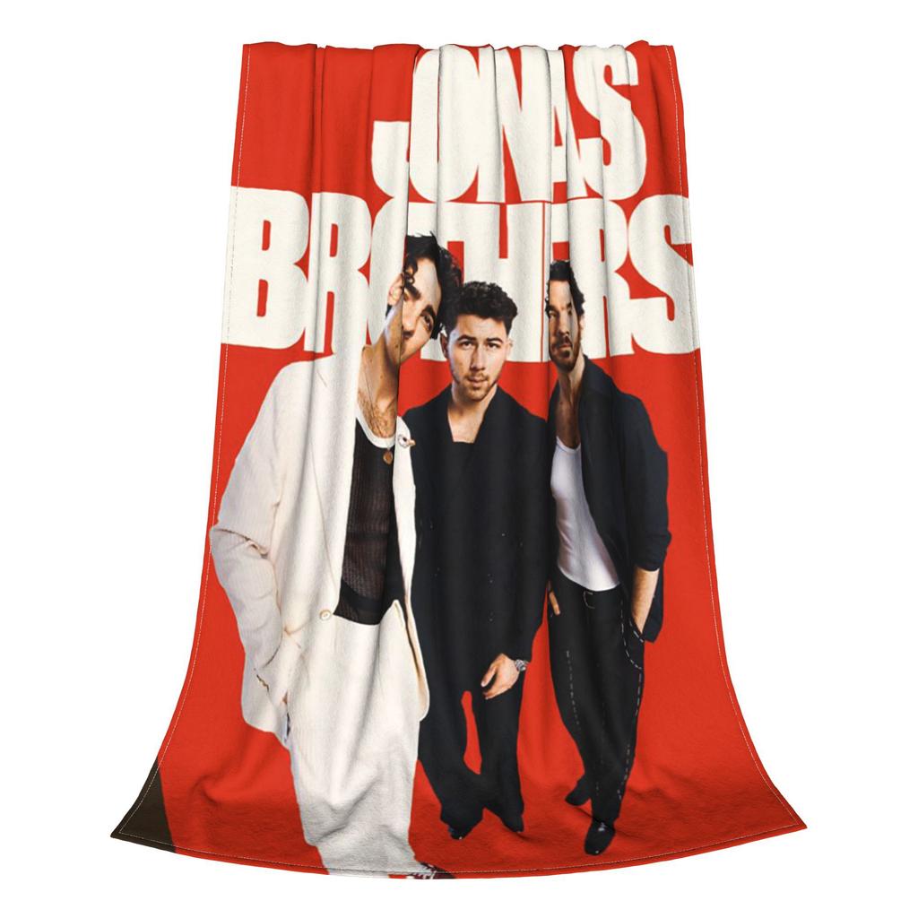 Vintage The Eras Tour 2023 Jonas Brothers JB The Album Blanket Flannel Sofa Throw Blanket for Bedroom Travel Throws Bedspread