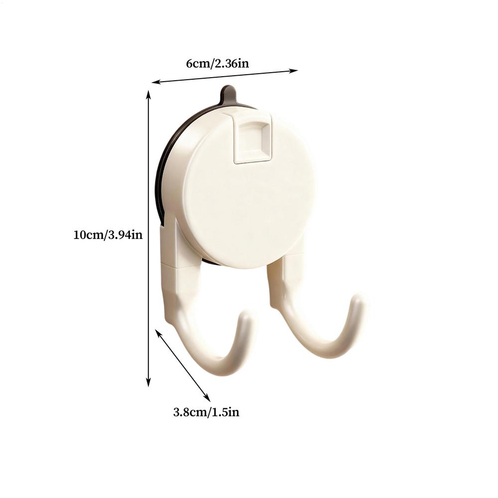 

Suction Cup Hooks Retractable Reusable Bag Hanger Removable Towel Hook for Shower Bathroom Glass Door Mirror Tile Wall Storage