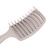 Hair Detangler Brush Plastic Lightweight Portable Curved Detangling Hair Brush for Adults and Kids