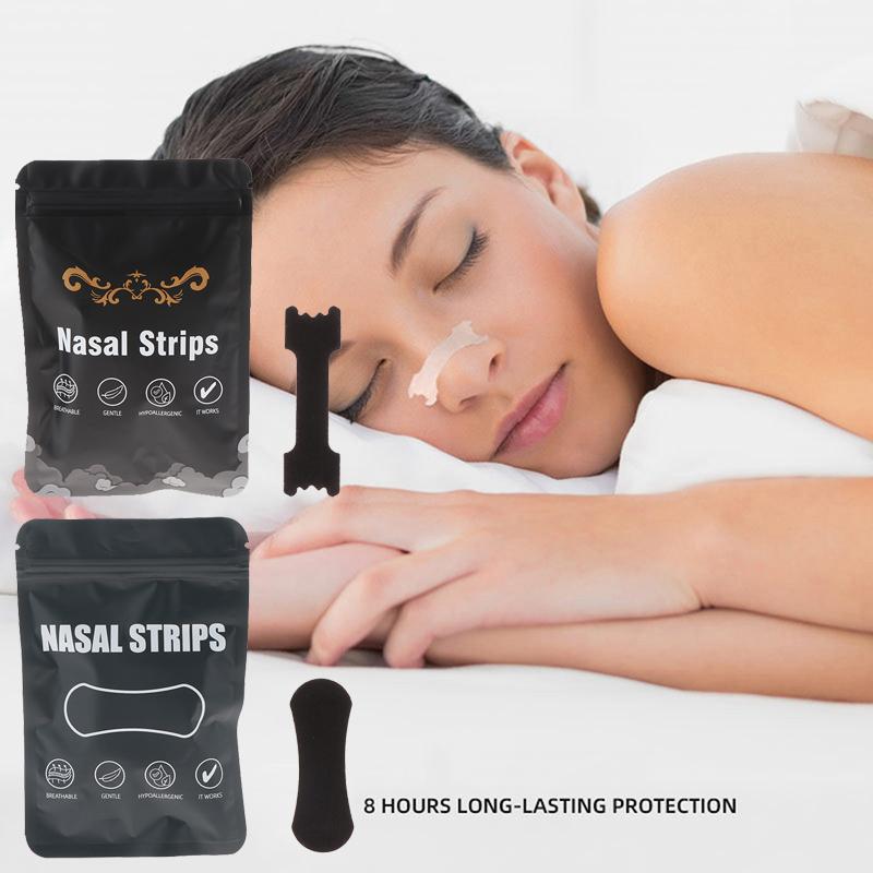 30/60 Adesivos Tiras Nasais Breath Anti-Ronco Adesivos Nasais Melhoram a Saúde do Sono Produto Parar de Roncar Dispositivo Auxiliar para Dormir Mais Fácil
