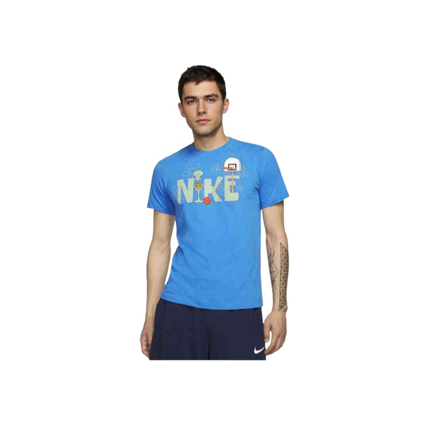 

Nike Fashionable Versatile Moisture-Wicking Breathable Short Sleeve T-Shirt Men Tops Blue CJ9269-435 2XL